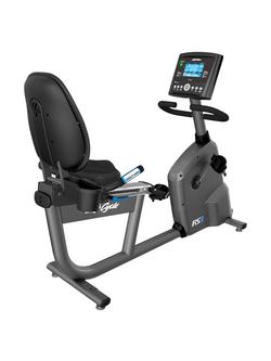 Life Fitness RS3 Lifecycle Recumbent Exercise Bike with Go Console, Titanium Storm