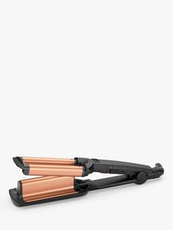 BaByliss Deep Waves Hair Waver, Black, Black/Pink