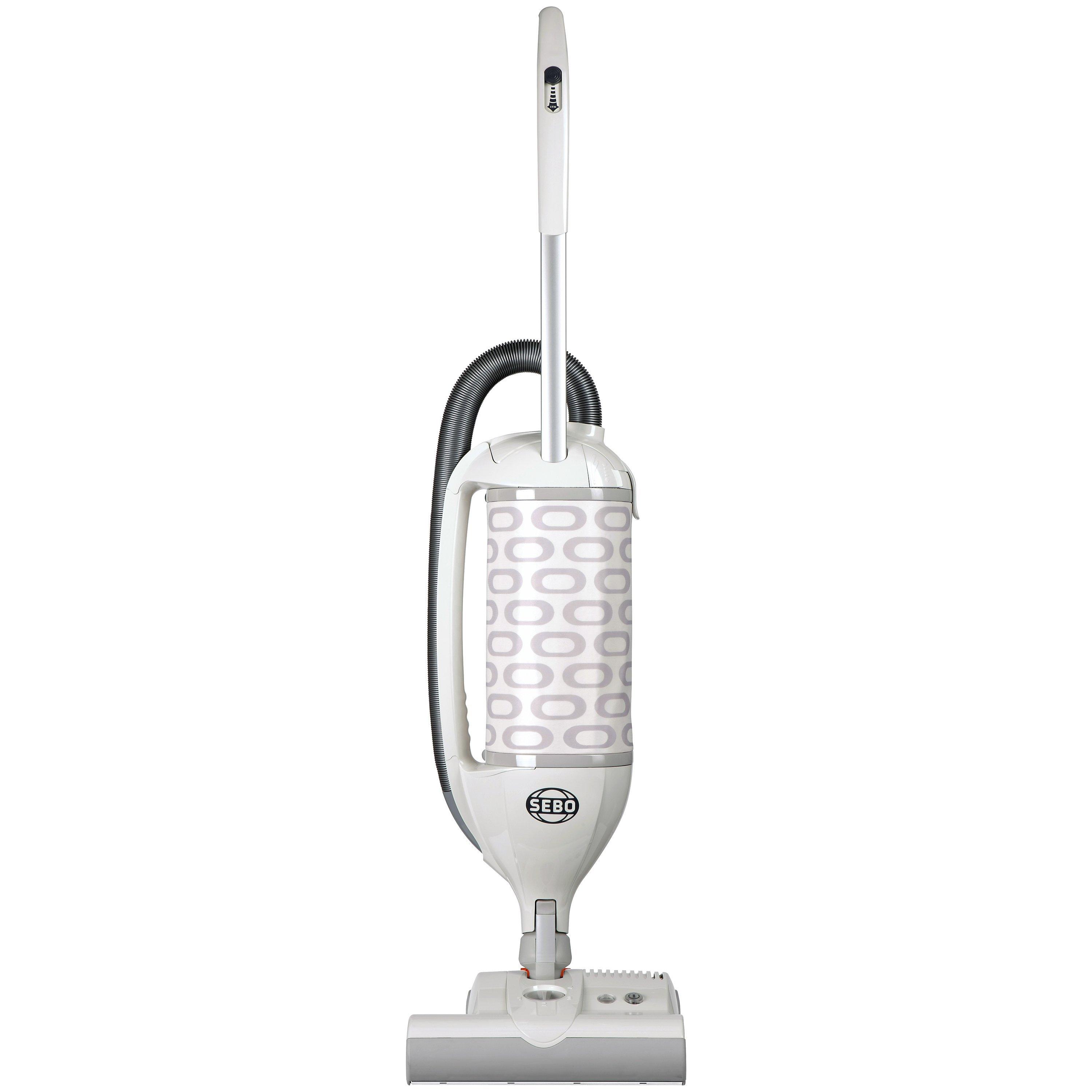 SEBO Felix Vogue Eco Upright Vacuum Cleaner, White