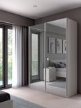 John Lewis Elstra 150cm Wardrobe with Mirrored Sliding Doors