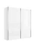 John Lewis Elstra 200cm Wardrobe with Glass Sliding Doors