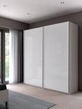 John Lewis Elstra 200cm Wardrobe with Glass Sliding Doors