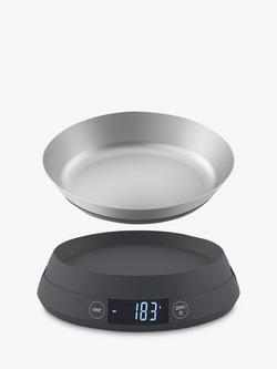 Joseph Joseph SwitchScale Digital Kitchen Scale, Grey, 5kg - view 2, Grey