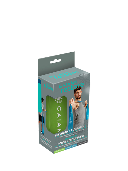 Gaiam Restore Flat Band Kit, Multi - view 2, Multi