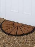 John Lewis Sunburst Rubber and Coir Door Mat Rug