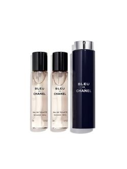 CHANEL Bleu De CHANEL Refillable Travel Spray, 3 x 20ml, 