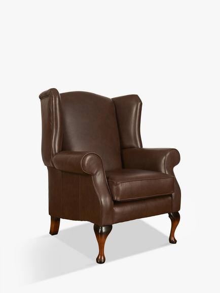 Parker Knoll Oberon Leather Armchair, Dallas Leather