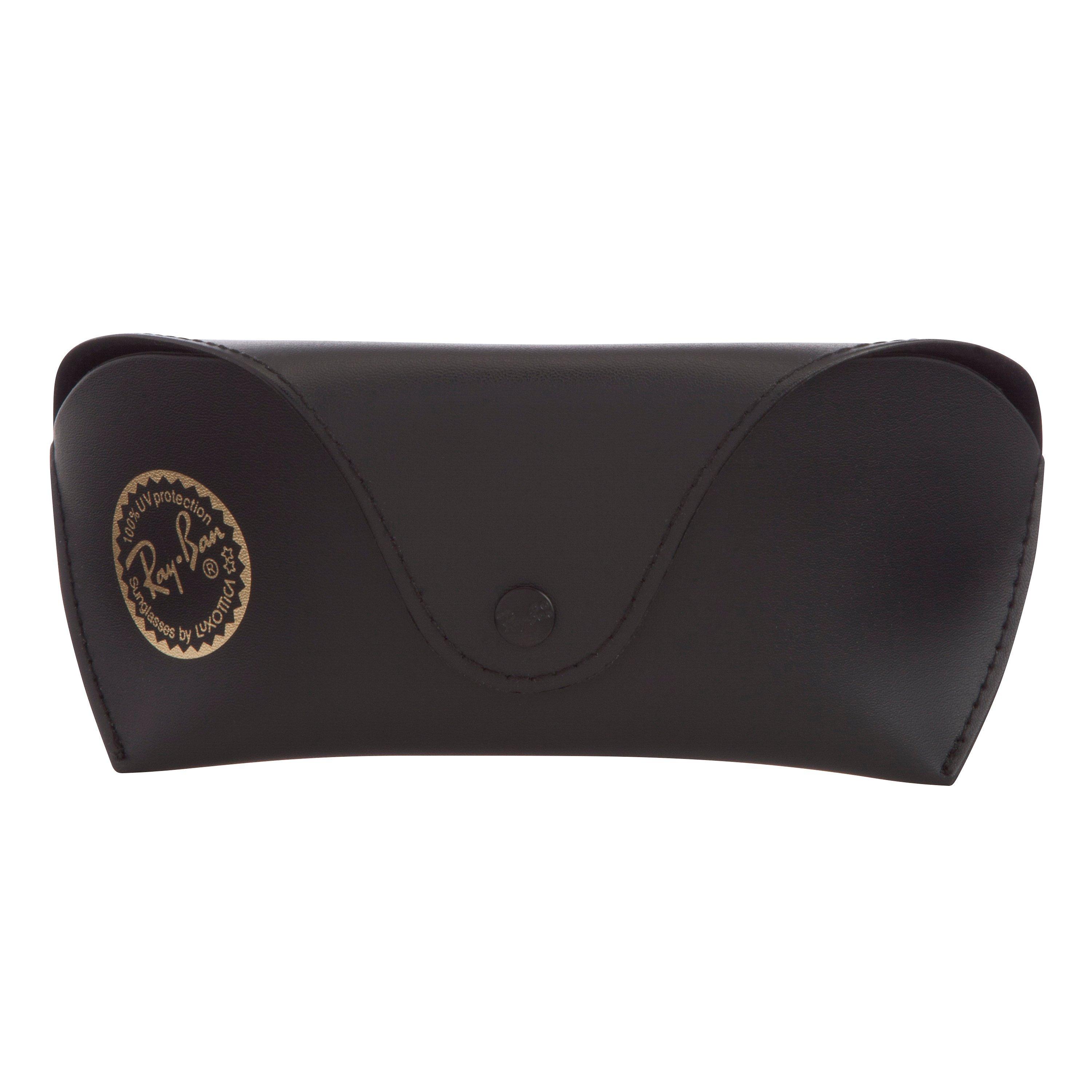 Product image 3 of 3, which shows Ray-Ban RB3522 Square Framed Polarised Sunglasses, Matte Black