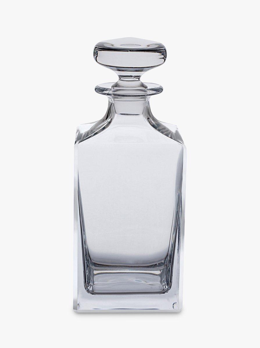 Dartington Crystal Square Spirit Decanter, 650ml, Clear