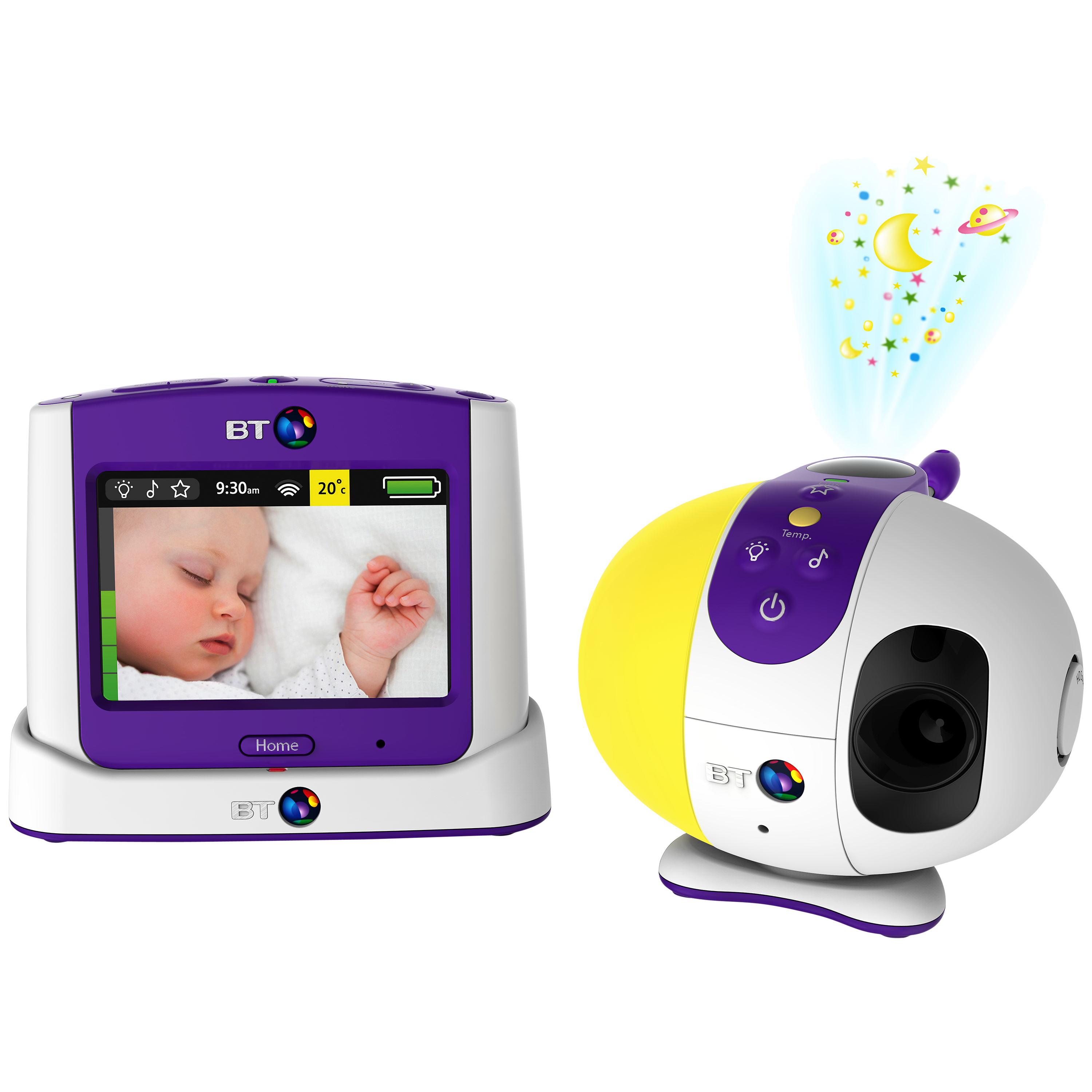 BT Baby Monitor 7500, White