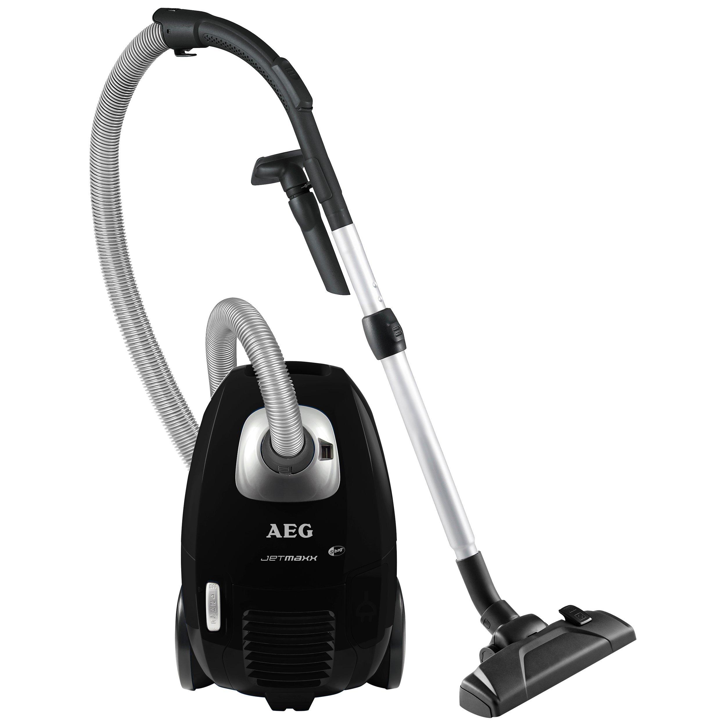 AEG JMALLFLR+ JettMaxx Cylinder Vacuum Cleaner, Black