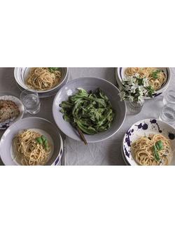 Royal Doulton Pacific Porcelain Pasta Bowl, 22.5cm, Blue - view 2, Blue