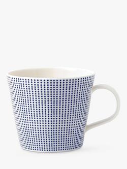 Royal Doulton Pacific Porcelain Dot Mug, Blue, 400ml, Blue