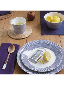 Royal Doulton Pacific Porcelain 23.5cm Side Plate, Blue - view 2, Blue