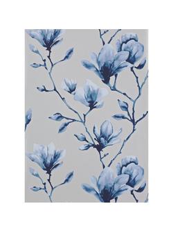 Harlequin Lotus Wallpaper, Indigo 110881