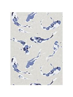 Harlequin Koi Wallpaper, Indigo 110902