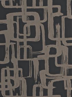 Harlequin Asuka Wallpaper, Gold/Onyx 110906