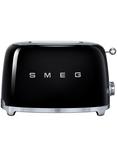 Smeg TSF01 2-Slice Toaster, Black