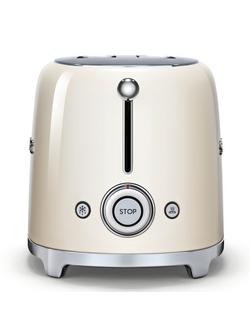 Smeg TSF01 2-Slice Toaster - view 2, Cream