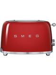 Smeg TSF01 2-Slice Toaster, Red