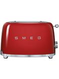 Smeg TSF01 2-Slice Toaster, Red