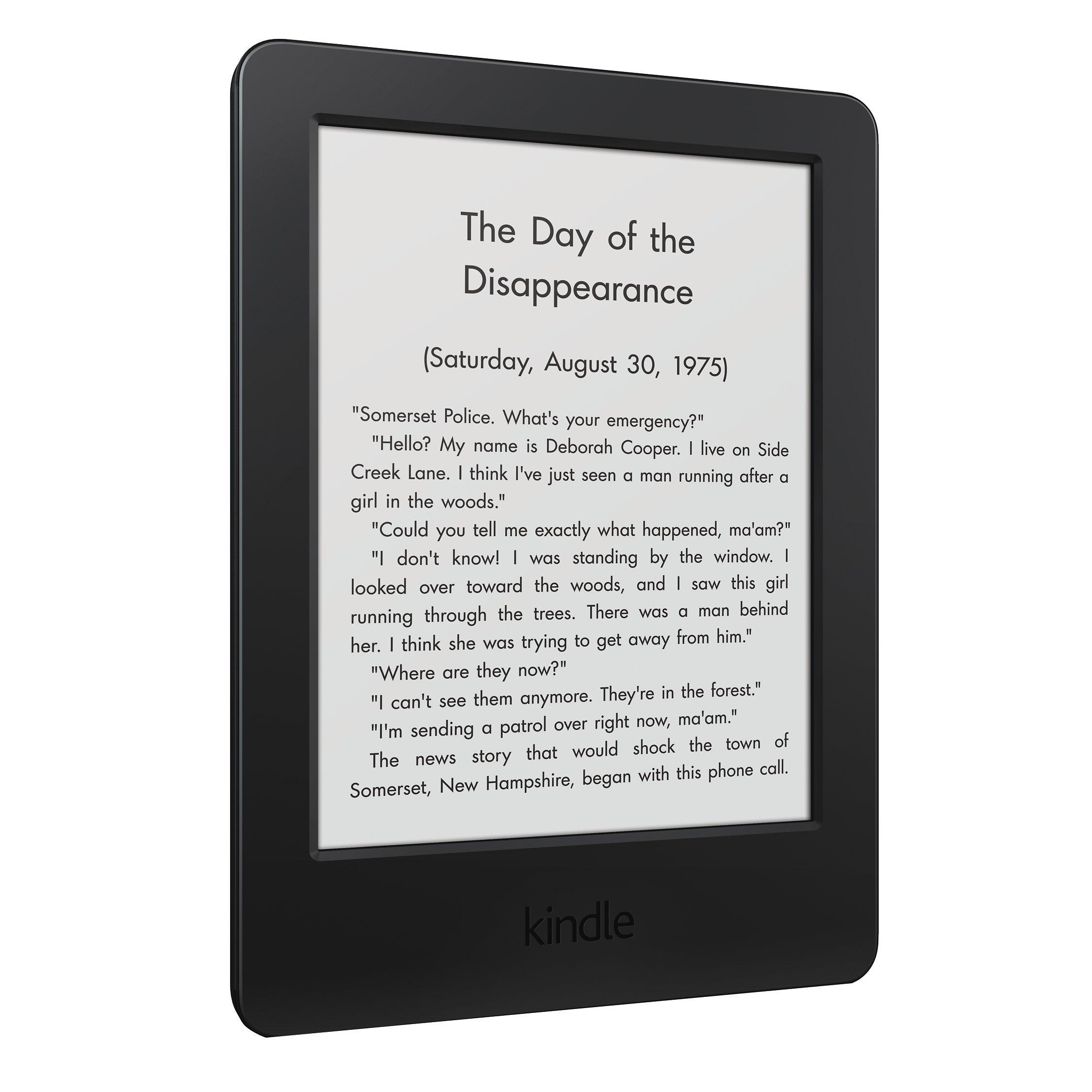 Amazon Kindle eReader, 6" Touch Screen, Wi-Fi