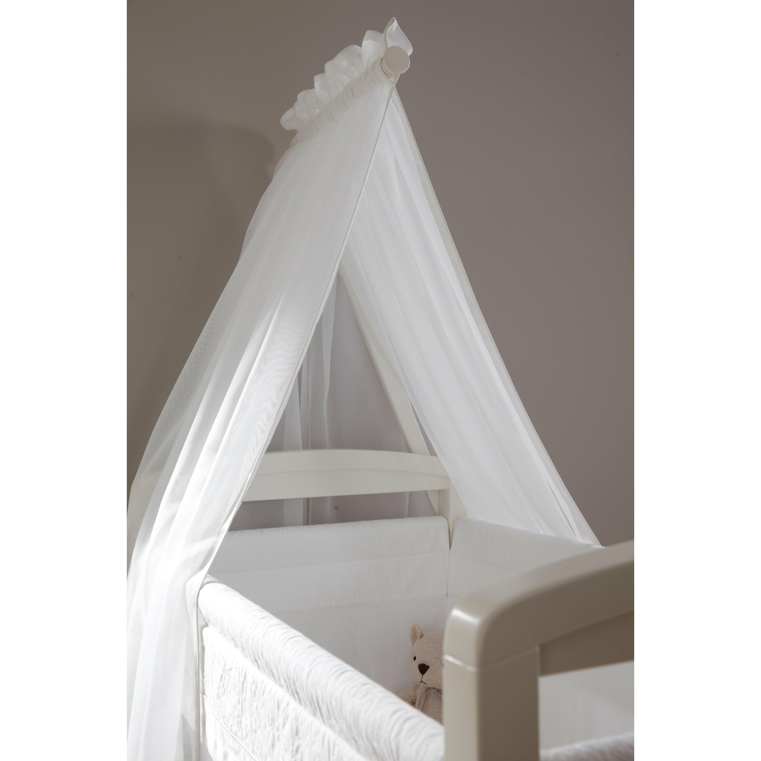 Silver Cross Nostalgia Crib White