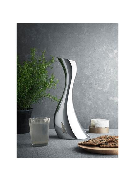 Georg Jensen Stainless Steel Cobra Pitcher, 1.2L, Silver - view 2, Silver