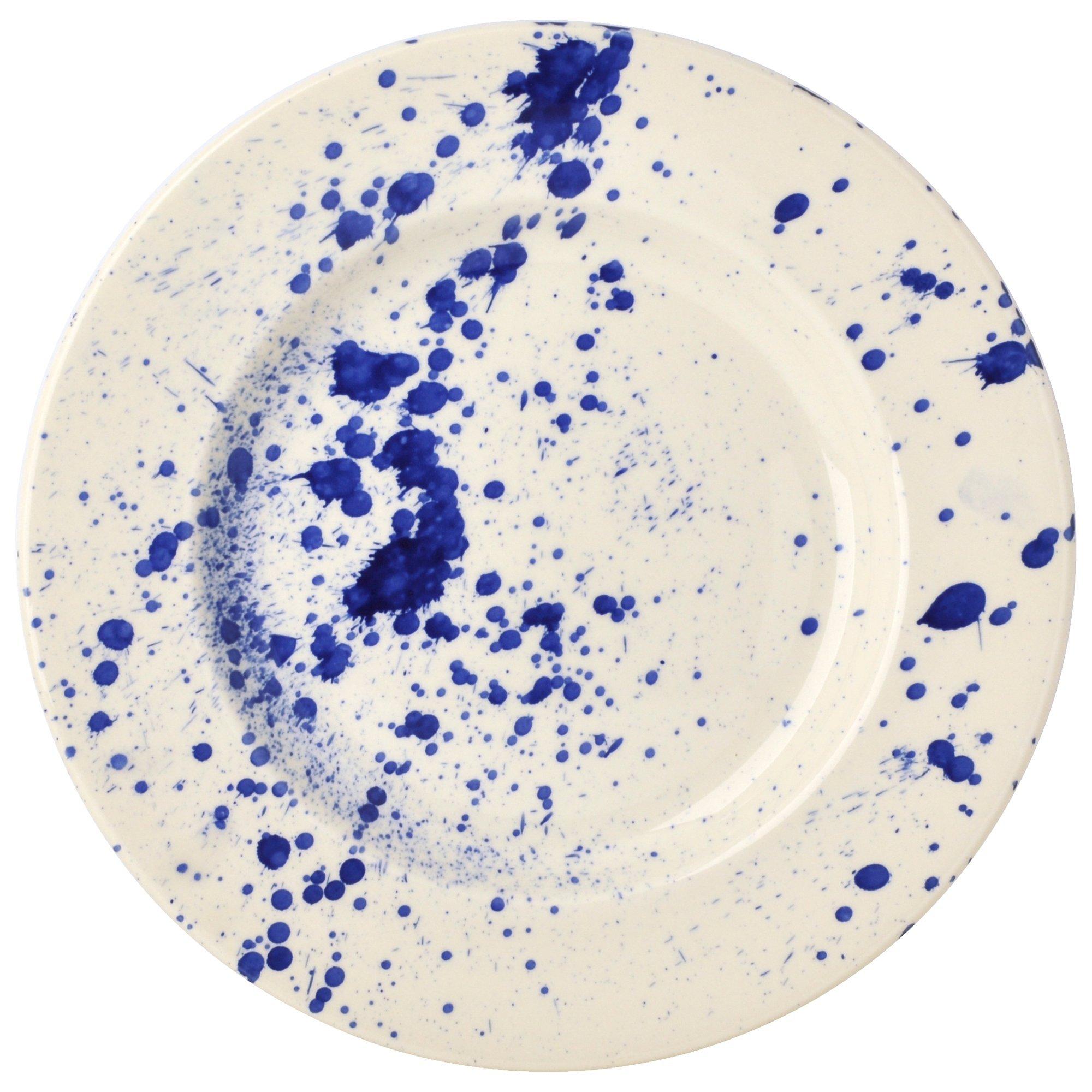 Emma Bridgewater Blue Splatter Plate, Dia.27cm