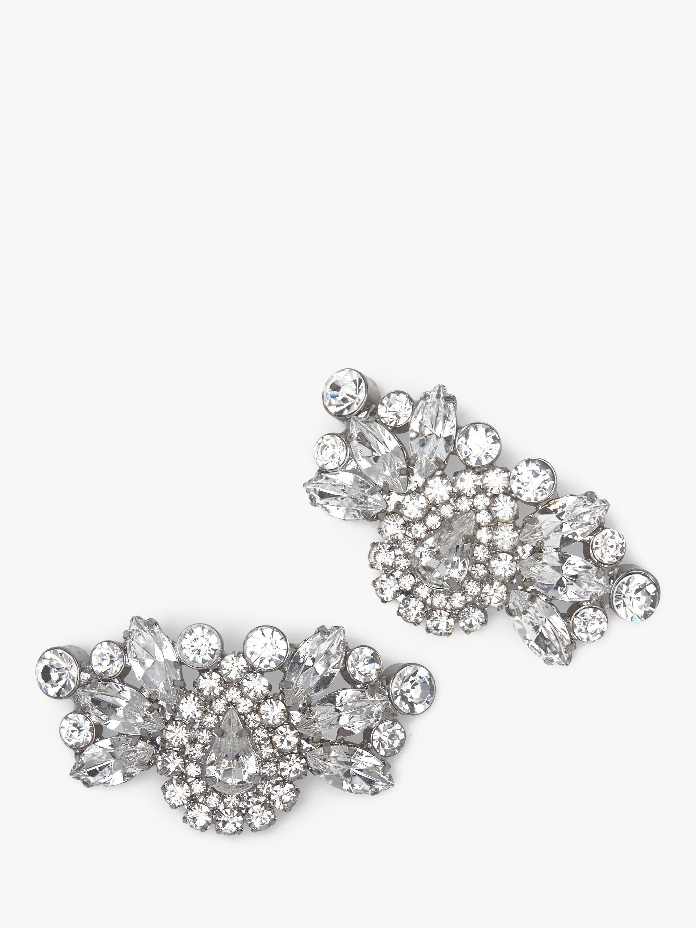Product image 3 of 4, which shows Rainbow Club Myra Diamante Embellished Shoe Clips