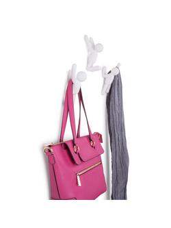 Umbra Buddy Set Of 3 Hanging Hooks - view 2, White