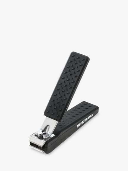 Tweezerman Precision Grip Toenail Clippers, Black, Black