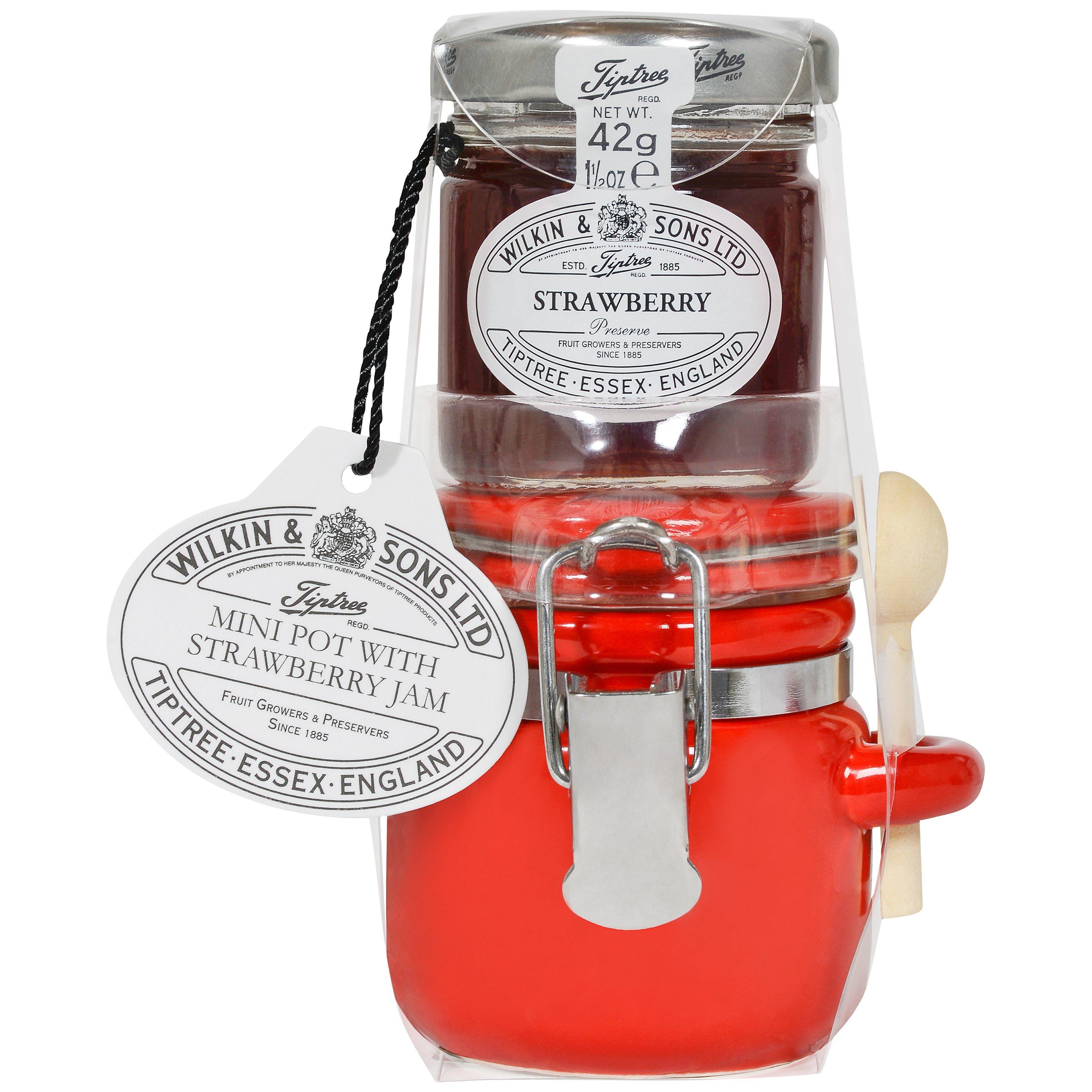 Wilkin & Sons Tiptree Mini Pot with Strawberry Jam Set, 42g