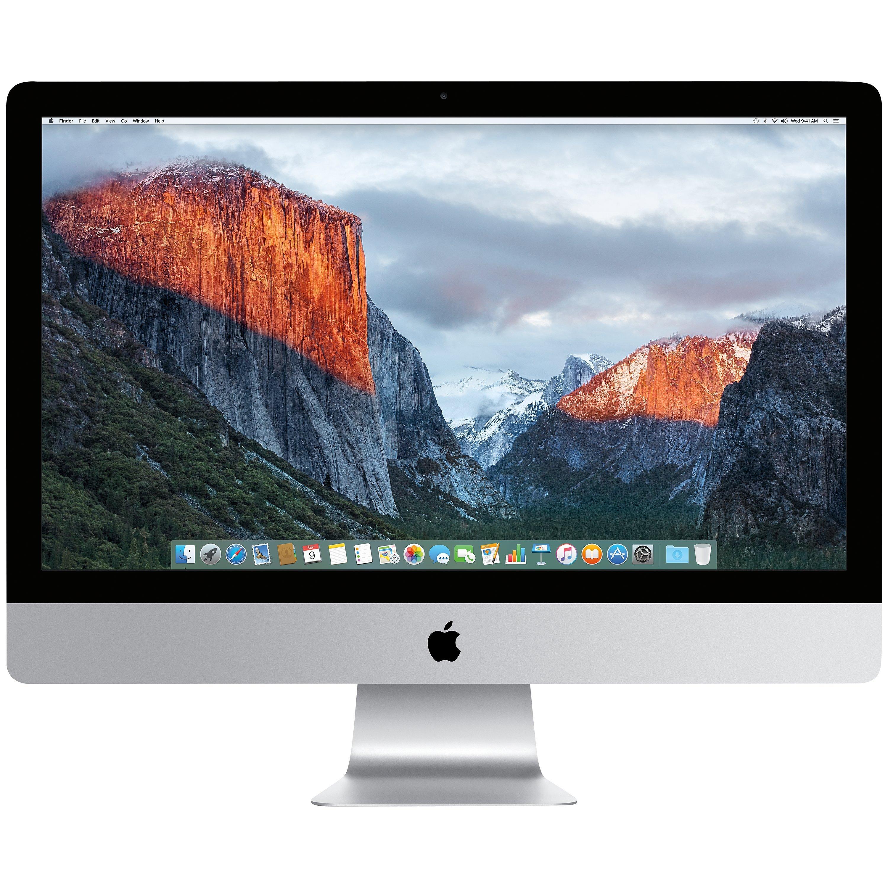 Apple iMac with Retina 5K display MF886B/A All-in-One Desktop Computer, Quad-core Intel Core i5, 8GB RAM, 1TB, 27"