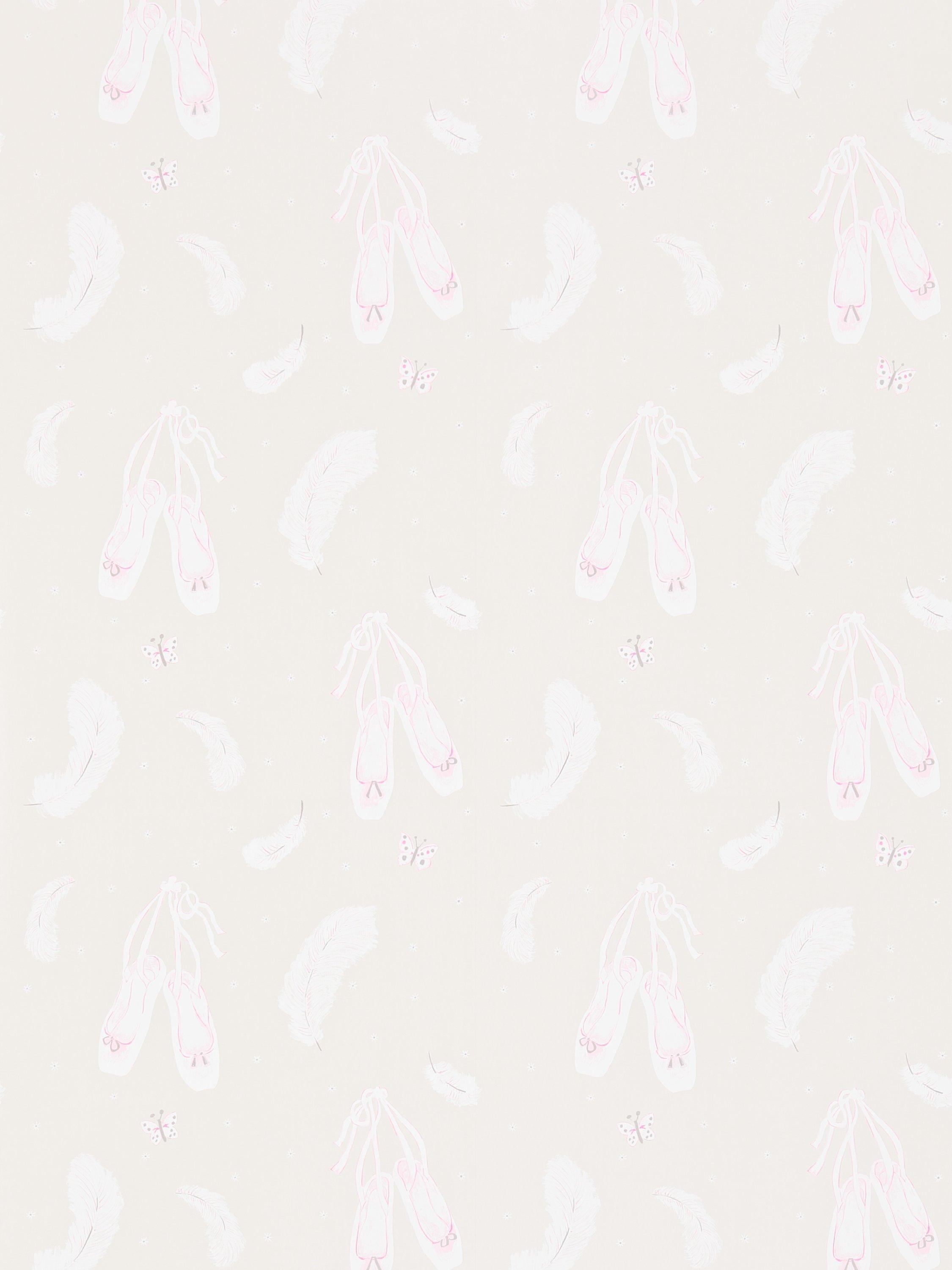 Sanderson Ballet Shoes Wallpaper