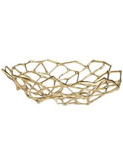 Tom Dixon Large Bone Bowl, Gold