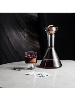 Tom Dixon Tank Decanter, 1L - view 2, Clear/Copper