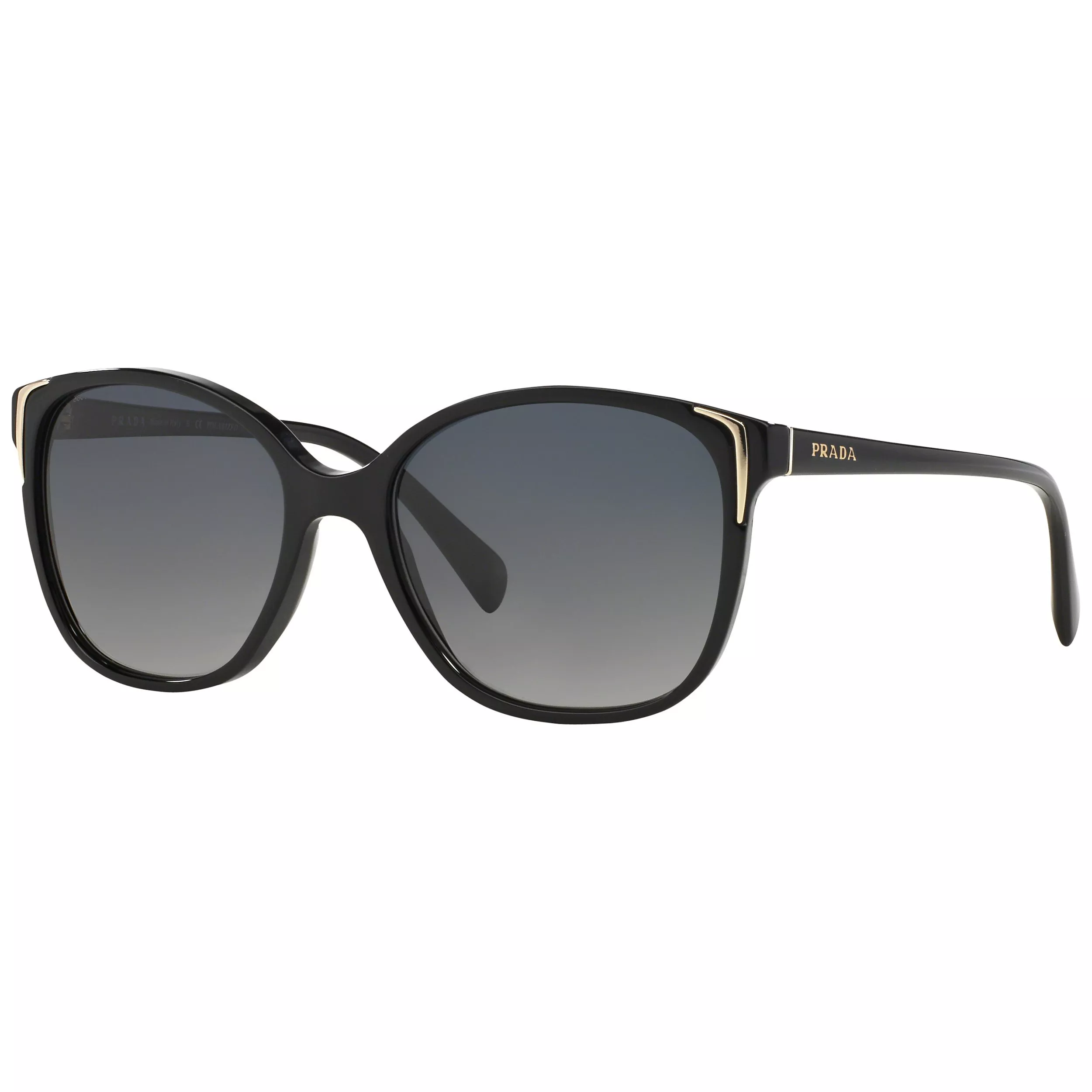 Prada PR01OS Oval Sunglasses Black