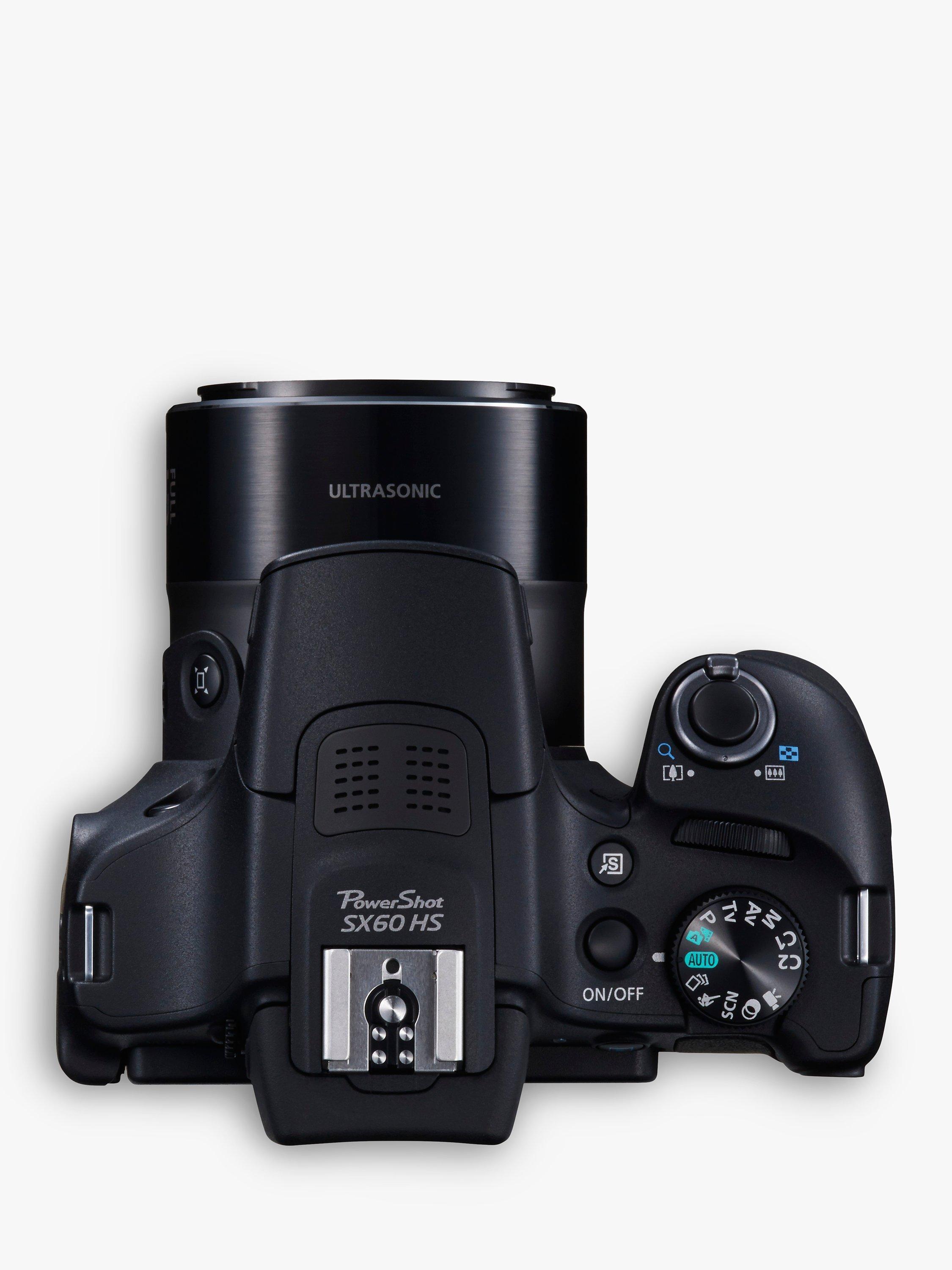 Canon PowerShot SX60 HS Bridge Camera, HD 1080p, 16.1MP, 65x