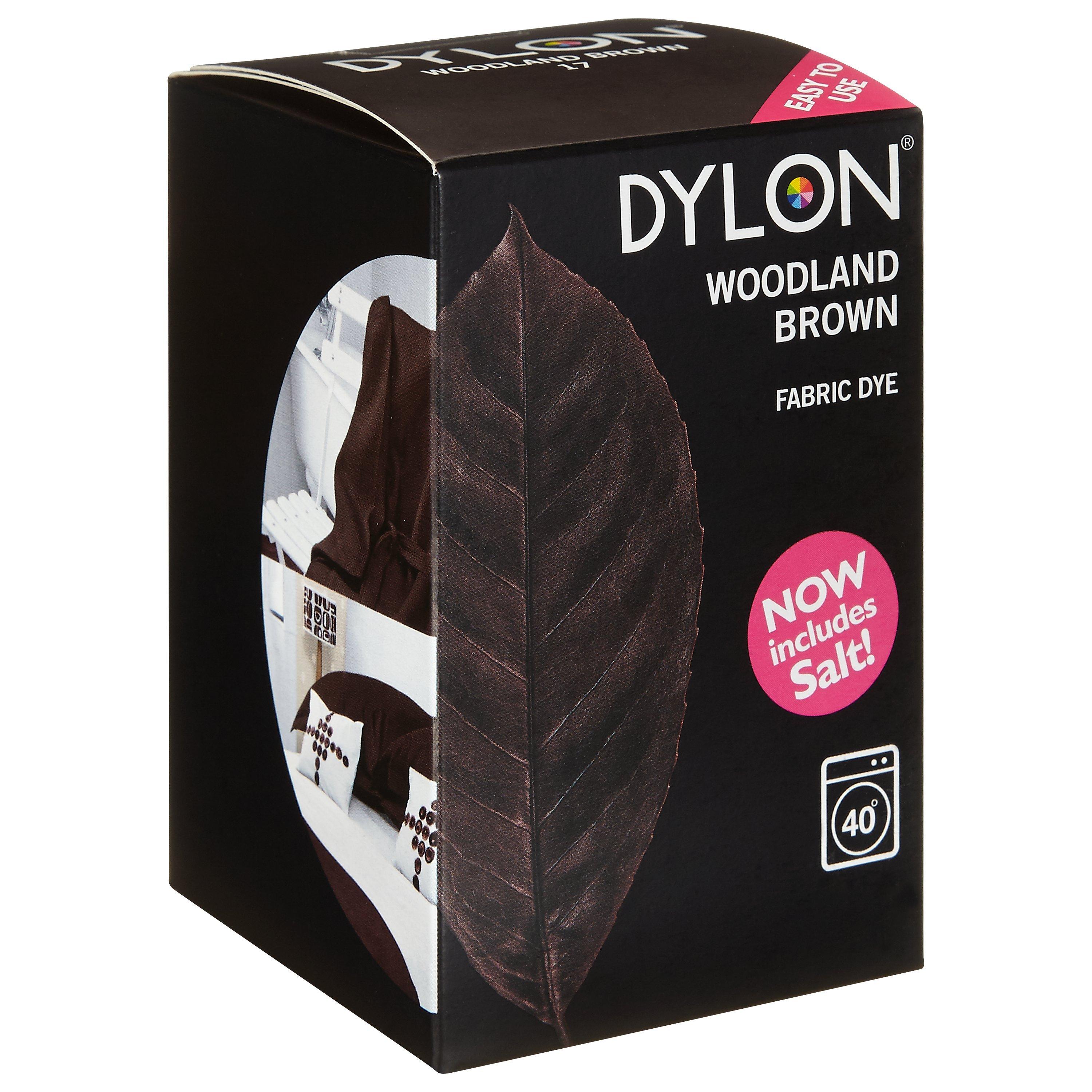 Dylon Machine Dye With Salt, 350g, Woodland Brown