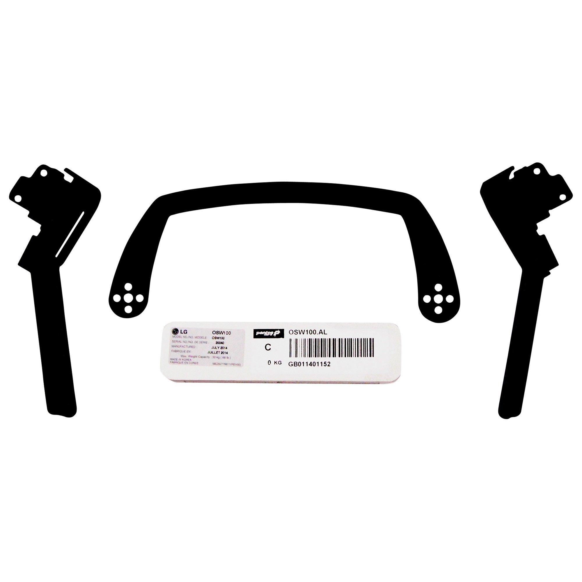 LG OSW100 Curved OLED TV Wall Mount For TVs up to 55", Black