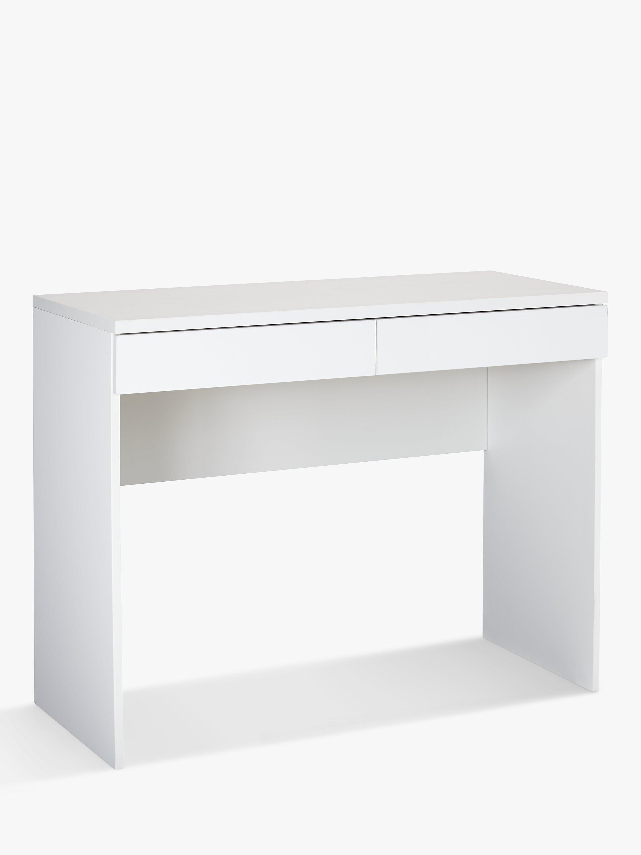 John Lewis ANYDAY Mix it Dressing Table/Desk, Matt White