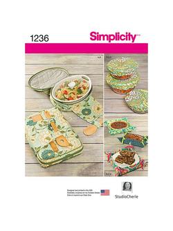 Simplicity Kitchen Accessories Sewing Pattern, 1236, 