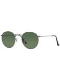 Ray-Ban RB3447 Round Sunglasses, Matte Gunmetal