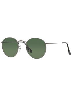 Ray-Ban RB3447 Round Sunglasses, Matte Gunmetal