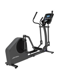 Life Fitness E1 Elliptical Cross Trainer with Go Console, Titanium