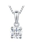 Jools by Jenny Brown Cubic Zirconia Pendant, Silver