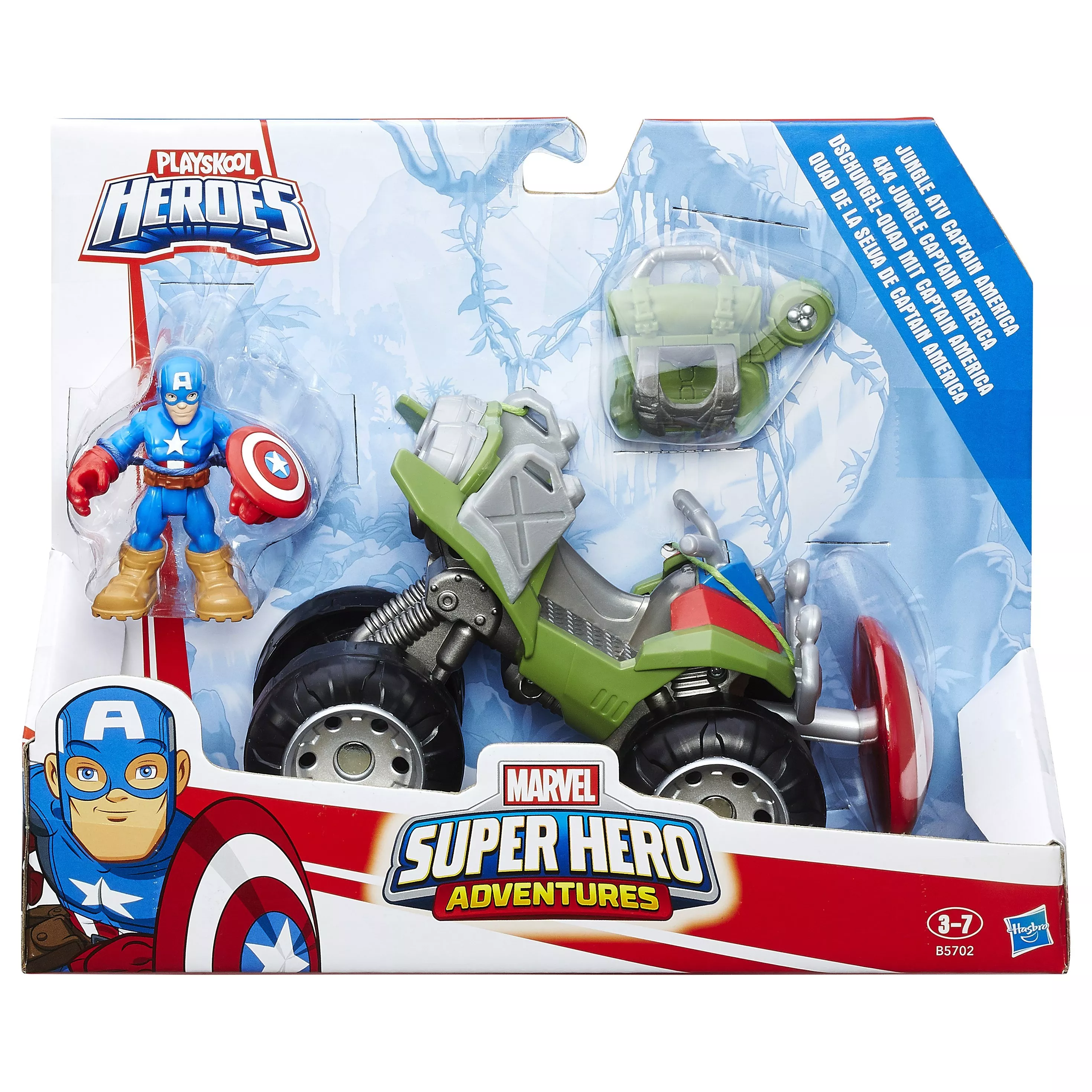 Marvel Super Hero Adventures Playskool Superhero Vehicle Figurine Assorted