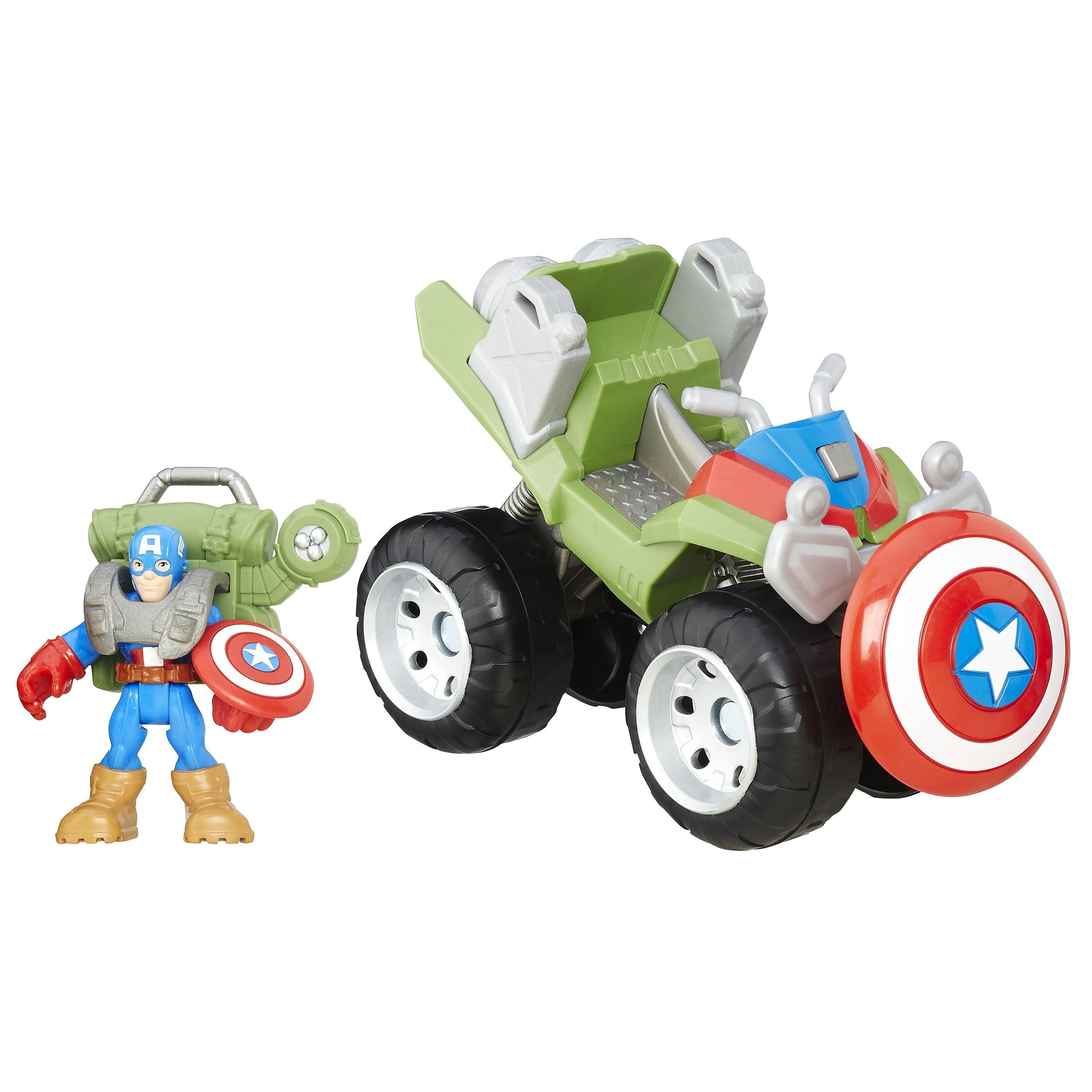 Marvel Super Hero Adventures Playskool Superhero Vehicle Figurine Assorted