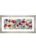 John Lewis Catherine Stephenson 'Raspberry Poppy' Framed Print, 55.5 x 110.5cm